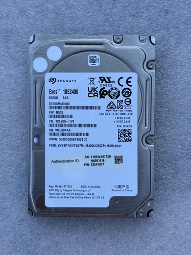 Seagate/希捷ST600MM0009 600G 10K 2.5寸SAS 12G服务器硬盘