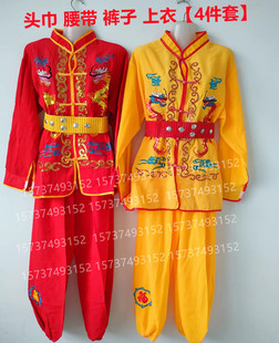 男士锣鼓衣服打鼓服饰中老年秧歌舞蹈服装东北扭秧歌演出腰鼓衣服