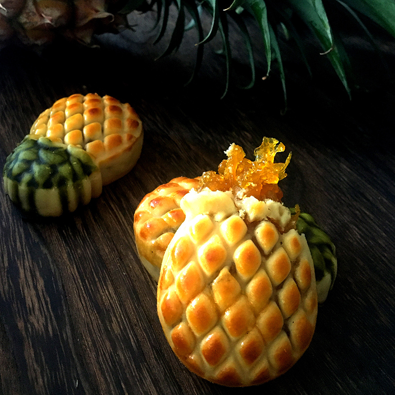菠萝水果饼松子仁凤梨酥饼台湾糕点中秋礼盒湛江特产手信广式茶点