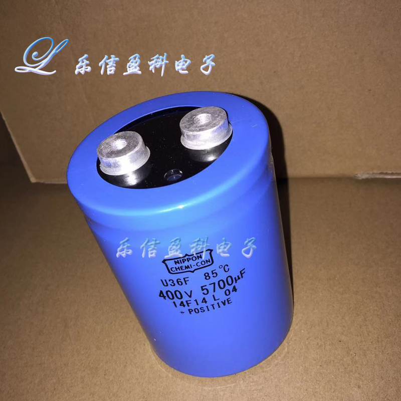 进口黑金刚电解电容 400V5700UF  变频器螺丝脚电容