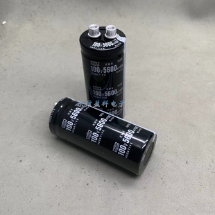 进口黑金刚 100V5600UF 音频发烧 滤波功放螺丝脚电解电容器 全新