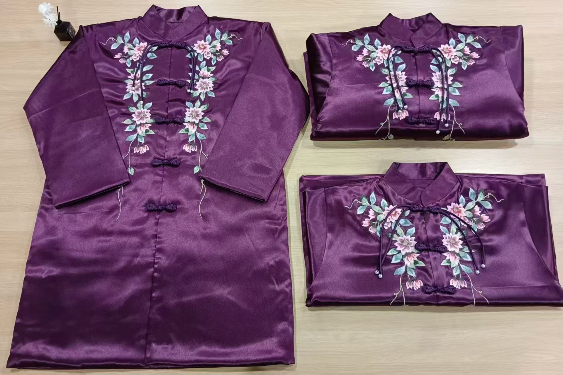 寿衣女全套现代款真丝苏绣老人寿终衣服高档冲喜百年寿服寿老衣