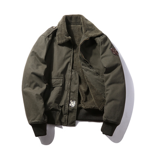 春秋外套男美式复古工装狂怒坦克服短款M1飞行员夹克男军旅上衣潮