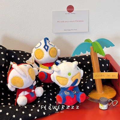 可爱迷你赛罗凹凸曼毛绒玩具挂件