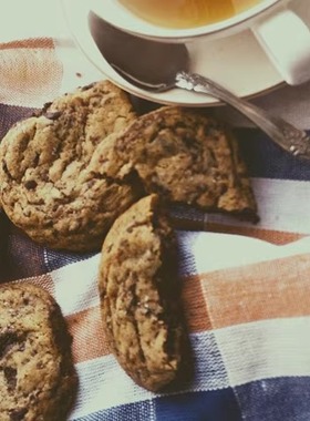 热 巧克力大cookie 黑糖 海盐 大曲奇 80%纯可可脂 两份包邮