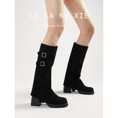 2025时装靴长靴冬季高跟