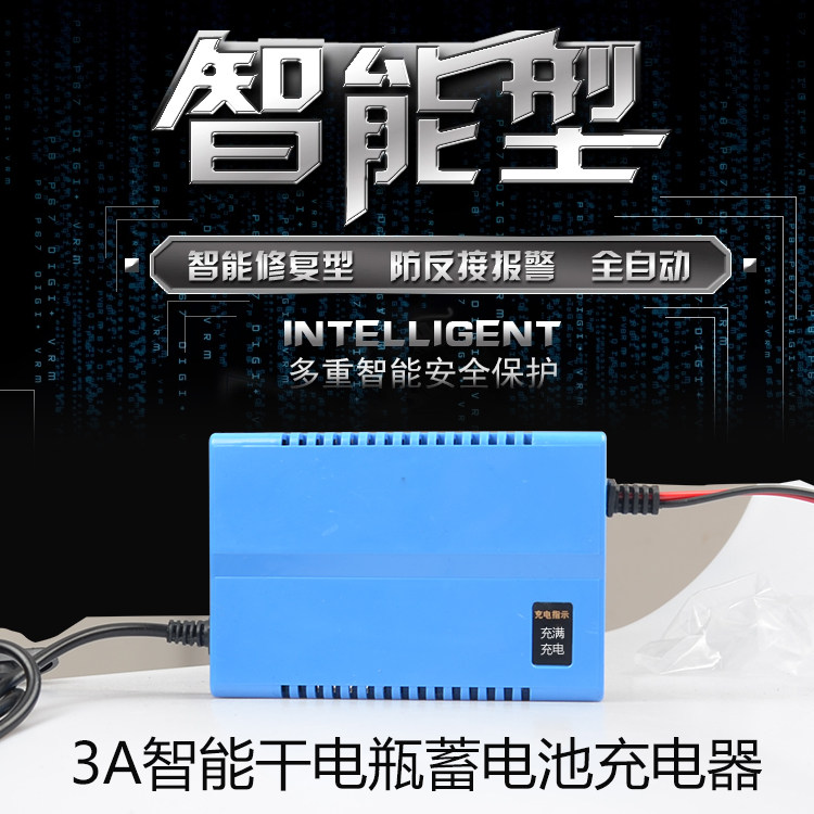 12V蓄电池电瓶充电器反接保护
