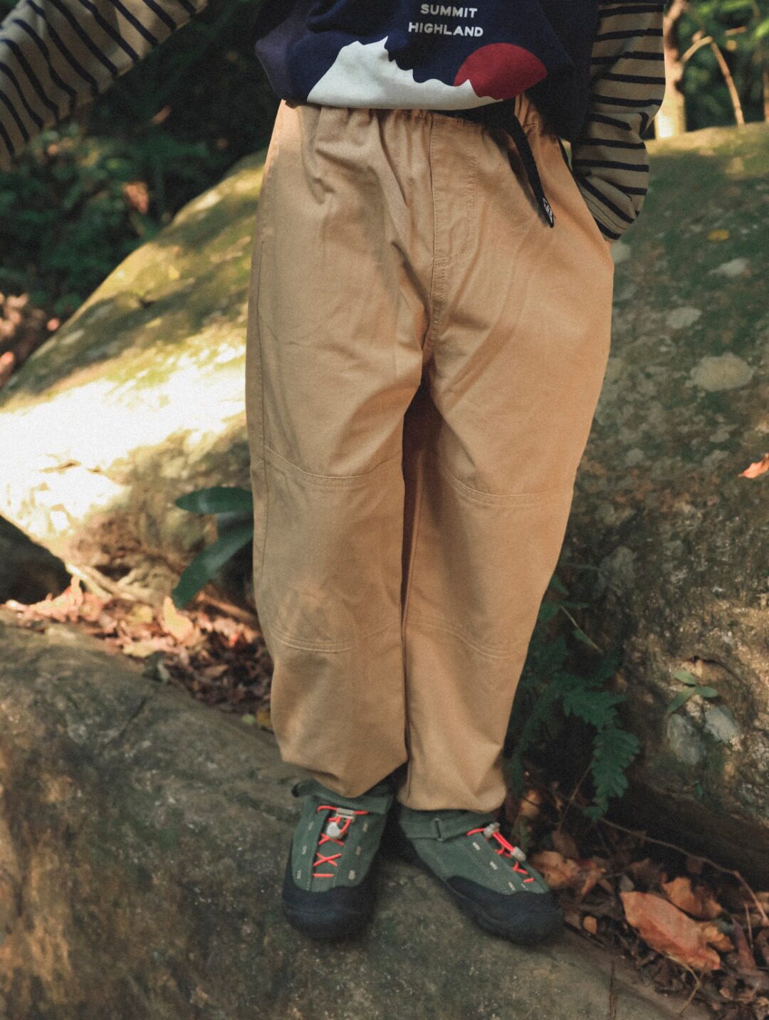 新品春款儿童束脚裤男童户外休闲工装裤中大童纯棉长裤利落有型软