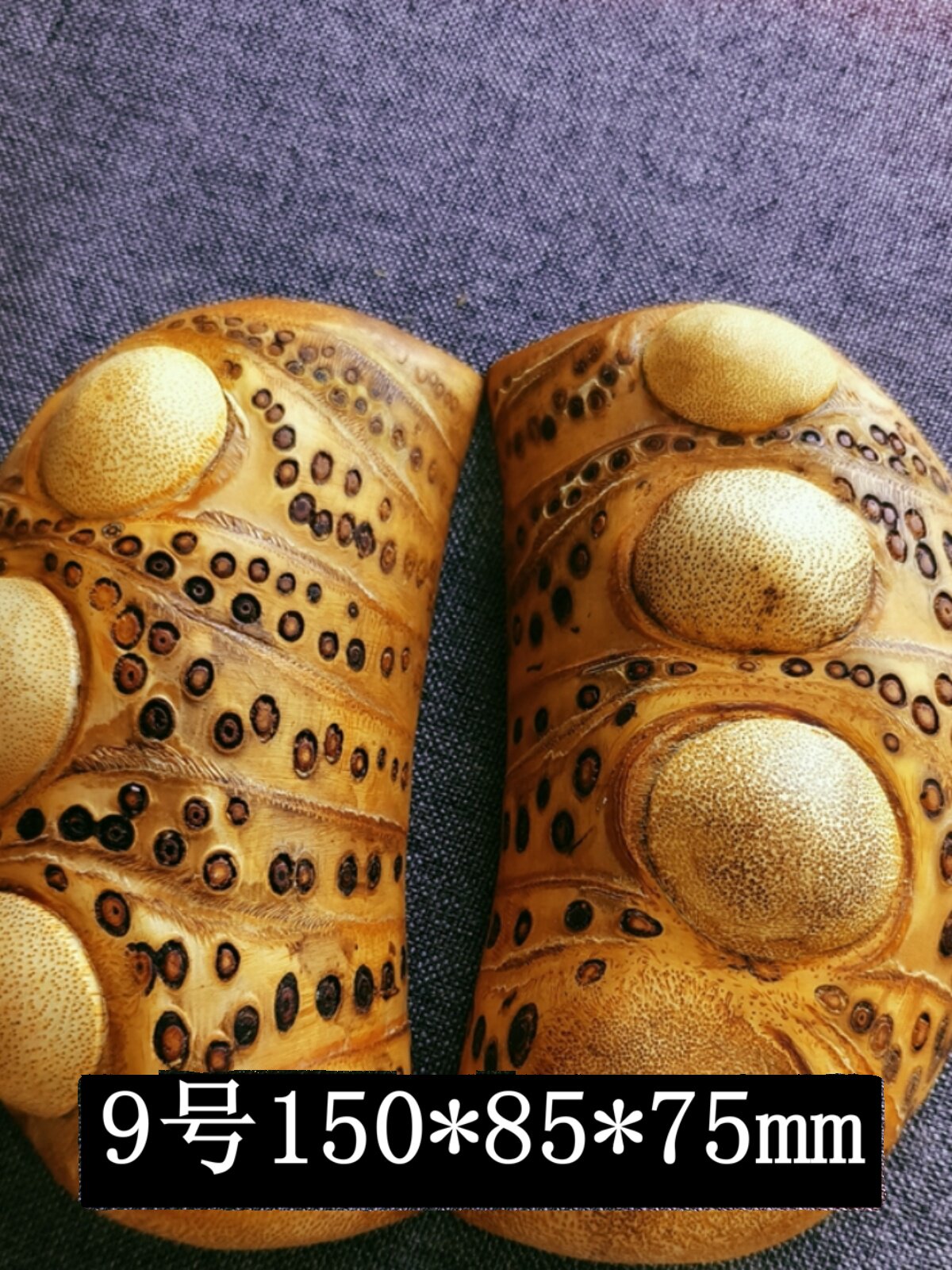 JIMUTANG BAMBOO ROOT CARVING BOUTIQUE BAMBOO NAILS SOLID BAMBOO ROOTS YIN AND YANG HOLY GRAIL HOLY HEXAGRAM PURE HAND-CARVED ORNAMENTS LARGE