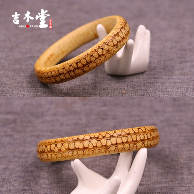 JIMUTANG 순수 수제 SU GONG 유명한 대나무 뿌리 조각 부티크 팔찌 크고 작은 크기의 남성과 여성을위한 맞춤형 전체 손톱 대나무 팔찌