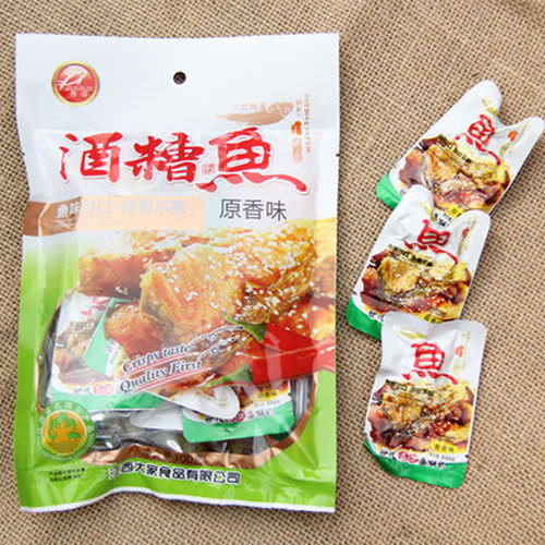 江西特产麻辣休闲零食开胃酒糟鱼