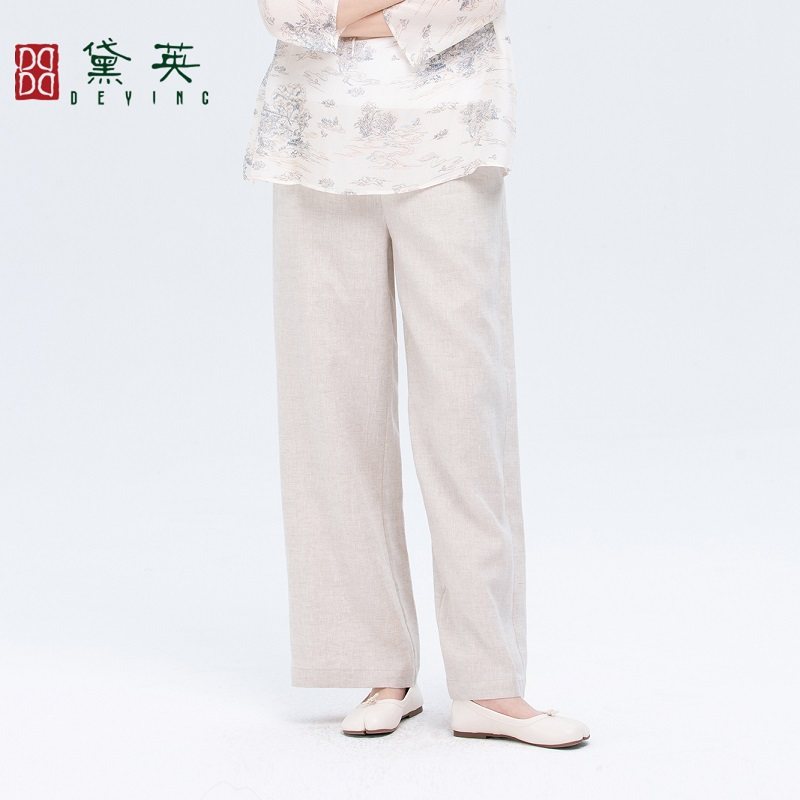 黛英夏季新款简约时尚休闲百搭款裤子 KAO2059