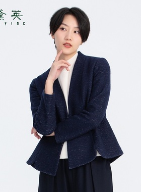 黛英女士时尚简约大气修身西装款外衣 WAM4039