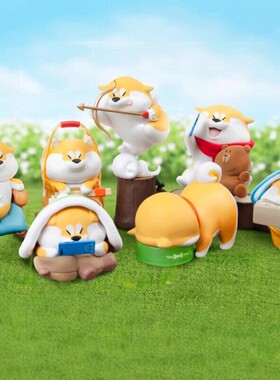 正版阿柴枸杞的生活日记盲盒可爱柴犬手办公仔摆件玩偶娃娃礼物