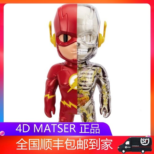 4D XXRAY master大号闪电侠 Mighty Jaxx Jason Freeny 解剖卡通