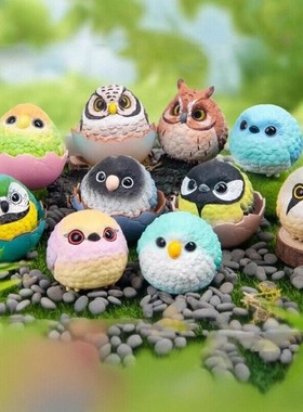 正版秋啾之回忆盲盒肥啾啾梦幻岛小鸟鹦鹉手办公仔摆件周边礼物