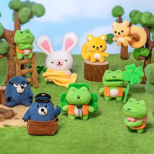 正版Mofy和好朋友们毛绒盲盒挂件