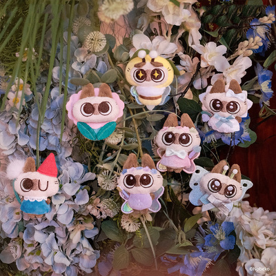 小豆泥神奇花花世界毛绒发夹盲盒