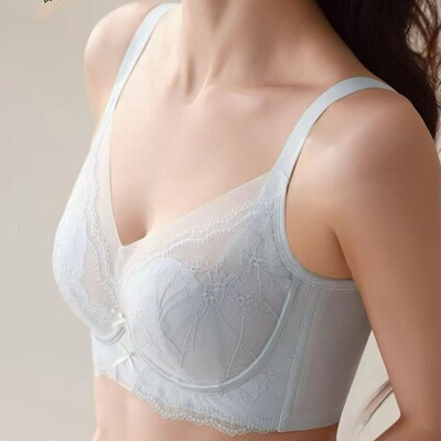 BC 超薄兔耳朵水晶杯无钢圈收副乳防下垂聚拢调整型内衣5683