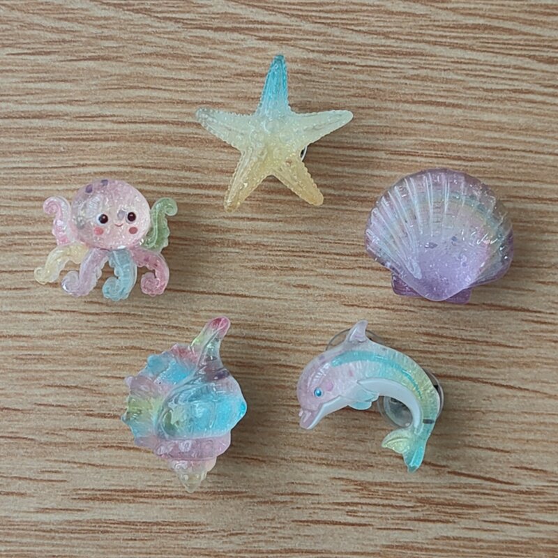 适配Crocs洞洞鞋水晶海豚鞋花扣
