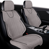 翻毛皮汽车坐垫四季 通用轻奢高级感全包围汽车座垫套2025夏季