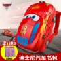 Lightning McQueen Schoolbag Nam mẫu giáo 3-6 tuổi 5 Disney Kids Baby Ba lô Túi trẻ em - Túi bé / Ba lô / Hành lý ba lô cho bé