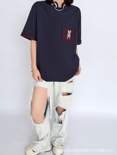 LIFEWORK狗家短袖 25105 T恤宽松男女同款