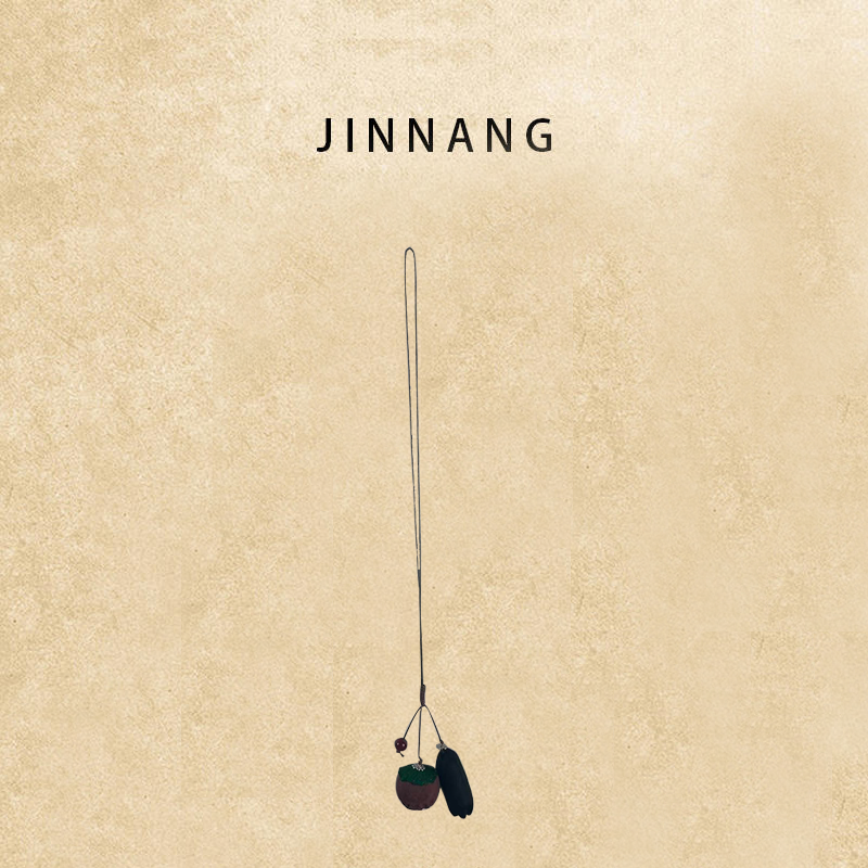 [菲菲定制]桑蚕丝香云纱混色挂件96S252263