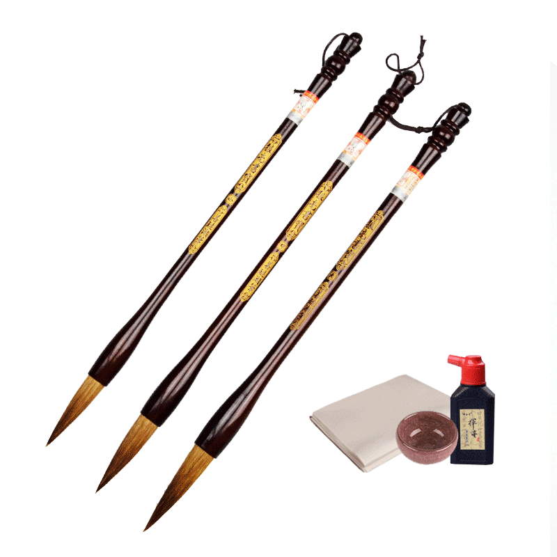 善琏湖笔狼毫成人兼毫中楷初学者