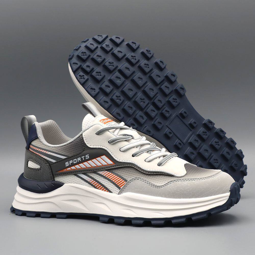 2026系带春夏网面薄款透气轻便百搭休闲运动鞋老爹鞋男鞋子男款男