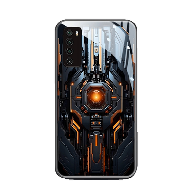 机械装置适用华为nova7手机壳nova7pro男nova4钢化玻璃7se乐活版新款4e电路板nova7全包防摔硅胶边高级炫酷套