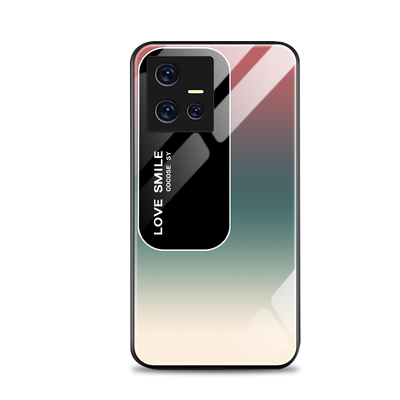 love渐变适用vivoiqoo11手机壳iqoo10pro新款iqoo9玻璃iq8男iqoo7潮传奇版保护套viv0艺术女全包防摔硅胶外壳