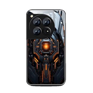 机械装置适用1+ACE3Pro手机壳一加ace2男Ace3v钢化玻璃竞速版新款电路板oneplus全包防摔硅胶高级炫酷保护套