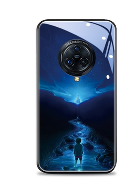 星空深灰适用vivonex3手机壳NEX新款xnote镜面玻璃NEX3S潮男旗舰版防摔简约5g高级套创意网红全包边超薄外壳