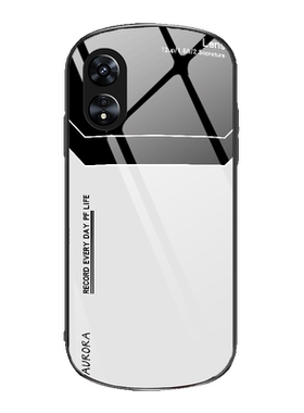 彩银渐变适用于oppoa58手机壳a35新款a11s椭圆a36钢化玻璃A9X潮男a5防摔a7x全包a8高级a32创意a1pro硅胶外壳