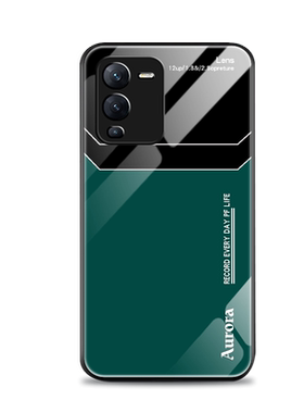 适用vivos15手机壳s15pro新款s15e镜面玻璃viv0潮男5g防摔炫酷高级v0vi创意套全包个性超薄硅胶简约Lens外壳