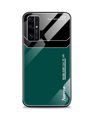 适用华为荣耀30手机壳honor 30pro/+新款30s镜面玻璃青春版潮男lite防摔炫酷高级创意套全包薄硅胶简约Lens壳