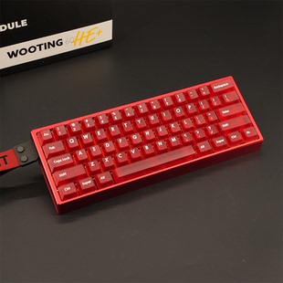 WOOTING 60HEV2满改-红船壳-红透