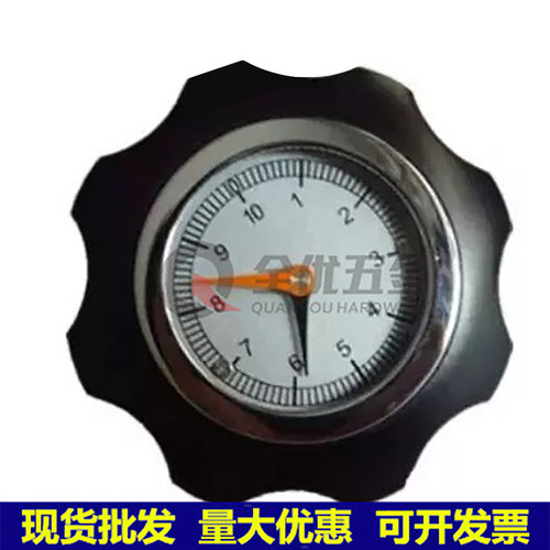 数字波纹手轮铝合金网纹表盘机械调节表圆形旋钮把手柄刻度表手轮 - 封面