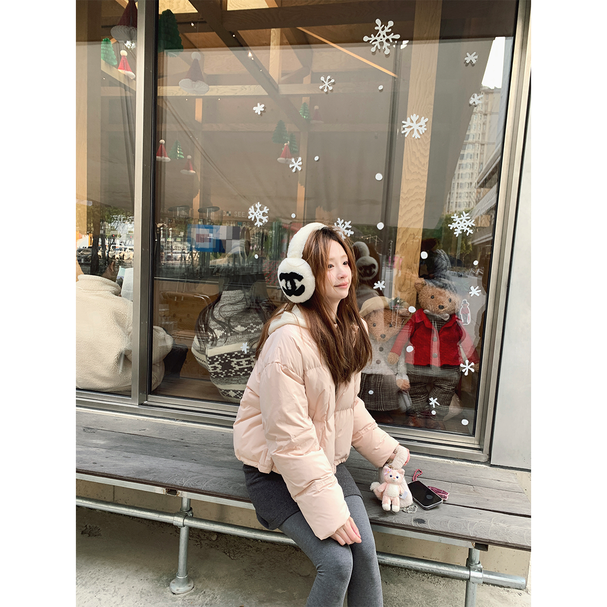 【Zzhen 12.12 20:00】巴黎小奶糕/百搭圆领90白鸭绒短款羽绒服