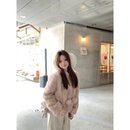 珍珍家雪绒麻薯可爱小富婆皮毛一体环保皮草羊羔毛小球球毛毛外套