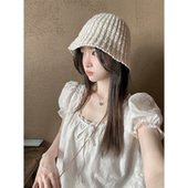 珍珍家栀子清欢肌理感温柔刺绣衬衫 浪漫花边圆领上衣 法式 夏季 新款