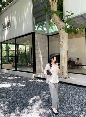 珍珍家 高弹垂坠慵懒百搭显瘦气质半身裙夏季轻柔舒适长款半身裙