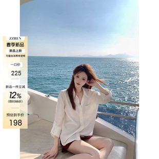 03.23 清冷动人系 袢衬衫 90莱赛尔10亚麻可调节袖 Zzhen