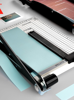 环美切纸刀a4手动裁纸刀切纸机钢制木质裁纸机小型裁相片照片裁切刀多功能闸铡刀裁剪刀割纸机切纸器裁纸神器