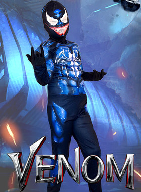 蜘蛛侠Venom毒液cos衣服装成人儿童紧身衣漫威共生连体钢铁侠战衣