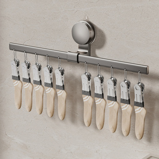 吸盘袜子晾晒架阳台晾衣架多夹子内衣裤挂架无痕袜子架晒袜子神器