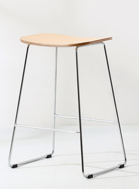 实木吧椅汽车4s大疆联想vivo手机体验展示台餐饮店吧椅展会高脚凳