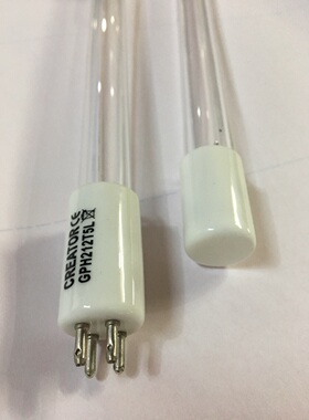 水处理灯管GPH436T5L,CREAOTR紫外线UVC消毒单端四针21WGPH550T5L