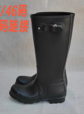 2026年新款45/46-47码雨鞋男款中筒雨靴短筒男女款橡胶雨鞋6栋-5
